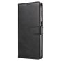 Brilliance LUX Samsung S23 Book Flip Soft PU Leather Wallet with Card Pockets Case Black