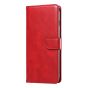 Brilliance LUX iPhone 6/7/8 Book Flip Soft PU Leather Wallet with Card Pockets Case Red