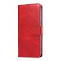 Brilliance LUX iPhone 13 Pro Max Book Flip Soft PU Leather Wallet with Card Pockets Case Red
