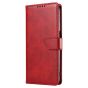 Brilliance LUX Samsung S23 Ultra Book Flip Soft PU Leather Wallet with Card Pockets Case Red