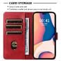 Brilliance LUX Samsung S23 Ultra Book Flip Soft PU Leather Wallet with Card Pockets Case Red