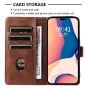 Brilliance LUX iPhone 13 Pro Max Book Flip Soft PU Leather Wallet with Card Pockets Case Brown