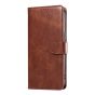Brilliance LUX iPhone 14 Pro Max Book Flip Soft PU Leather Wallet with Card Pockets Case Brown