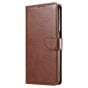 Brilliance LUX Samsung S23 Ultra Book Flip Soft PU Leather Wallet with Card Pockets Case Brown