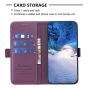 Brilliance LUX Samsung S24 Flip Book PU Leather Wallet  Holder & Stand with Card Pockets Case Purple