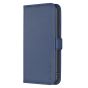 Brilliance LUX iPhone 15 Pro Max Flip Book PU Leather Wallet Holder & Stand with Card Pockets Case Blue