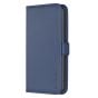 Brilliance LUX iPhone 15 Flip Book PU Leather Wallet Holder & Stand with Card Pockets Case Blue
