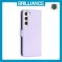 Brilliance LUX Samsung S24 Plus Flip Book PU Leather Wallet Holder & Stand with Card Pockets Case Light Purple