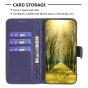 Brilliance LUX iPhone 11 Flip Book PU real Leather Wallet Holder & Kickstand with Card Pockets Case Blue