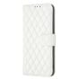 Brilliance LUX iPhone 14 Pro Max Flip Book PU real Leather Wallet Holder & Kickstand with Card Pockets Case White