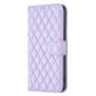 Brilliance LUX iPhone 13 Pro Max Flip Book PU real Leather Wallet Holder & Kickstand with Card Pockets Case Purple