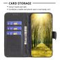 Brilliance LUX iPhone 12 Pro Max Flip Book PU real Leather Wallet Holder & Kickstand with Card Pockets Case Black