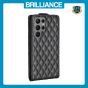 Brilliance LUX Samsung S24 Ultra Flip PU Photo Frame Leather Up And Down Wallet with Card Pockets Case Black