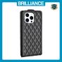 Brilliance LUX iPhone 13 Pro Max Flip PU Photo Frame Leather Up And Down Wallet with Card Pockets Case Black
