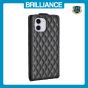 Brilliance LUX iPhone 12 / 12 Pro Flip PU Photo Frame Leather Up And Down Wallet with Card Pockets Case Black