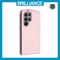 Brilliance LUX Samsung S24 Ultra Flip PU Photo Frame Leather Up And Down Wallet with Card Pockets Case Pink