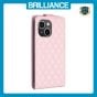 Brilliance LUX iPhone 15 Plus Flip PU Photo Frame Leather Up And Down Wallet with Card Pockets Case Pink