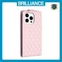 Brilliance LUX iPhone 13 Pro Flip PU Photo Frame Leather Up And Down Wallet with Card Pockets Case Pink