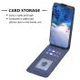 Brilliance LUX Samsung S23 Ultra Flip PU Photo Frame Leather Up And Down Wallet with Card Pockets Case Blue