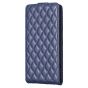 Brilliance LUX iPhone 15 Pro Max Flip PU Photo Frame Leather Up And Down Wallet with Card Pockets Case Blue