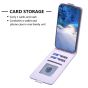 Brilliance LUX Samsung S24 Ultra Flip PU Photo Frame Leather Up And Down Wallet with Card Pockets Case Light Purple