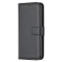Brilliance LUX Samsung S23 Plus Flip Book PU Genuine Leather Detachable Strong Magnetic Wallet with Card Pockets Case Black
