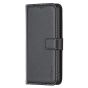 Brilliance LUX Samsung S22 Plus Flip Book PU Genuine Leather Detachable Strong Magnetic Wallet with Card Pockets Case Black