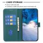 Brilliance LUX iPhone 6P/7P/8P Flip Book PU Genuine Leather Detachable Strong Magnetic Wallet with Card Pockets Case Green