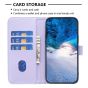 Brilliance LUX Samsung S22 Ultra Flip PU Genuine Leather Detachable Strong Magnetic Wallet with Card Pockets Case lavender