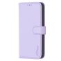 Brilliance LUX iPhone 15 Pro Max Flip Book PU Genuine Leather Detachable Strong Magnetic Wallet with Card Pockets Case lavender