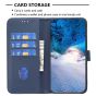 Brilliance LUX Samsung S24 Ultra Flip Book PU Genuine Leather Detachable Strong Magnetic Wallet with Card Pockets Case Blue