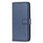 Brilliance LUX iPhone 13 Pro Flip Book PU Genuine Leather Detachable Strong Magnetic Wallet with Card Pockets Case Blue
