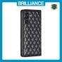 Brilliance LUX Samsung A14 5G Flip PU Leather Holder Slots Magnetic Wallet with Card Pockets Case Black