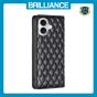 Brilliance LUX iPhone 16 Flip PU Leather Holder Slots Magnetic Wallet with Card Pockets Case Black