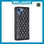 Brilliance LUX iPhone 13 Flip PU Leather Holder Slots Magnetic Wallet with Card Pockets Case Black