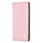 Brilliance LUX Samsung S22 Ultra Flip PU Leather Holder Slots Magnetic Wallet with Card Pockets Case Pink