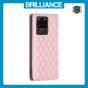 Brilliance LUX Samsung S20 Ultra Flip PU Leather Holder Slots Magnetic Wallet with Card Pockets Case Pink