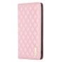 Brilliance LUX iPhone 15 Pro Max Flip PU Leather Holder Slots Magnetic Wallet with Card Pockets Case Pink