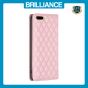Brilliance LUX iPhone 6P/7P/8P Flip PU Leather Holder Slots Magnetic Wallet with Card Pockets Case Pink