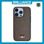 Brilliance LUX iPhone 14 Pro TPU PC Leather Scratch Proof Hybrid Case Green