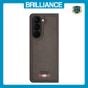 Brilliance LUX Samsung Fold5 TPU PC Leather Scratch Proof Hybrid Case Green