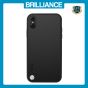 Brilliance LUX iPhone XR PC Carbon Fiber Leather with folding Case Black