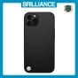 Brilliance LUX iPhone 12 Pro Max PC Carbon Fiber Leather with folding Case Black