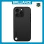 Brilliance LUX iPhone 14 Pro PC Carbon Fiber Leather with folding Case Black