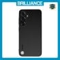 Brilliance LUX Samsung A34 5G PC Carbon Fiber Leather with folding Case Black