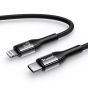 TRUSMI CA46-11 27W Type C to iPhone LED Aluminum Alloy Braided Cable
