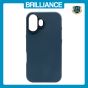 Brilliance LUX iPhone 16 Luxury Vegan Soft Premium PU Leather with Metal Camera Case Blue