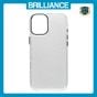 Brilliance LUX iPhone 16 Pro Max Bling Shiny TPU+PC Clear Case Transparent Glitter White
