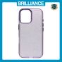 Brilliance LUX iPhone 16 Pro Max Bling Shiny TPU+PC Clear Case Transparent Glitter Purple