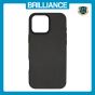 Brilliance LUX iPhone 16 Pro Max Luxury Vegan Soft Premium PU Leather Magnetic Cover with Metal Camera Case Black